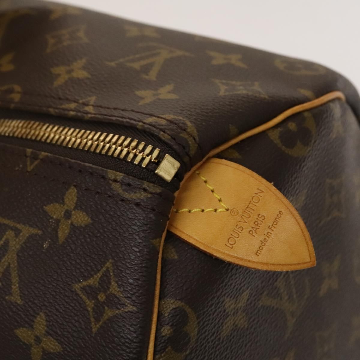 Louis Vuitton Keepall Bag Monogram Canvas, BROWN, CANVAS, Travel bag