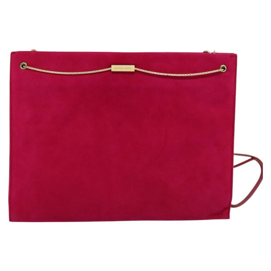 Bottega Veneta Vintage Shoulder Bag Suede, PINK, SUEDE, Shoulder bag