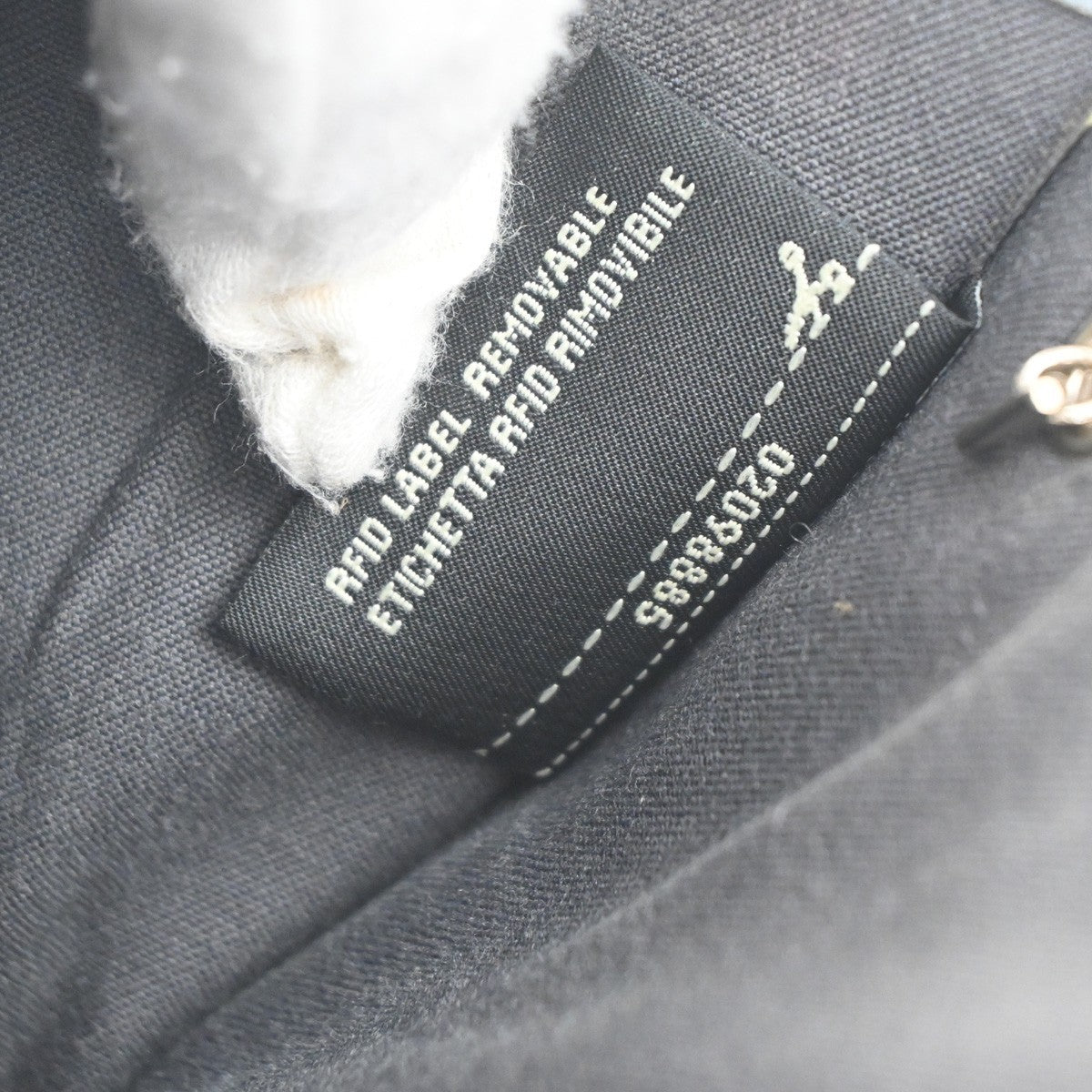 Fendi Monster Front Pocket Clutch Leather with Fur, GRAY, LEATHER, Clutche & pouche