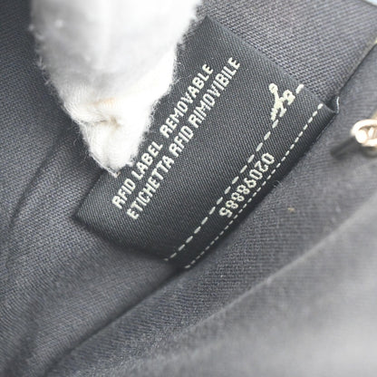 Fendi Monster Front Pocket Clutch Leather with Fur, GRAY, LEATHER, Clutche & pouche