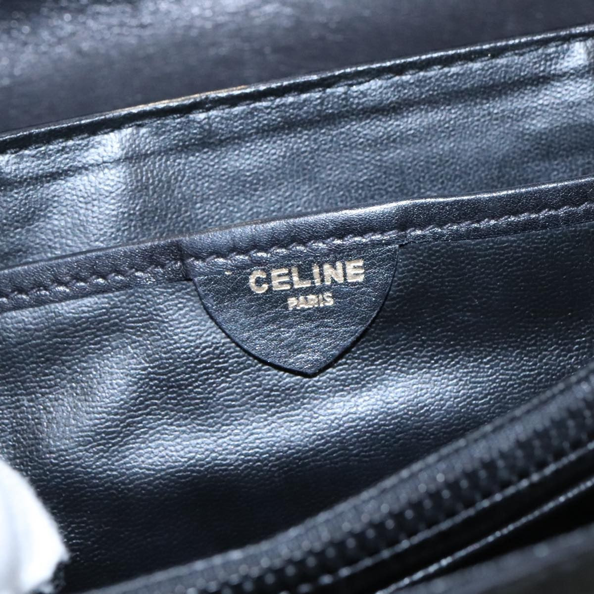 Celine Handbag Leather, BLACK, LEATHER, Handbag