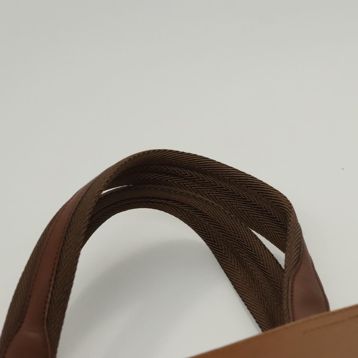 Prada Vintage Handbag Leather, BROWN, LEATHER, Handbag