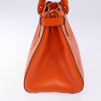 Salvatore Ferragamo Batik Tote Leather, ORANGE, LEATHER, Tote bag
