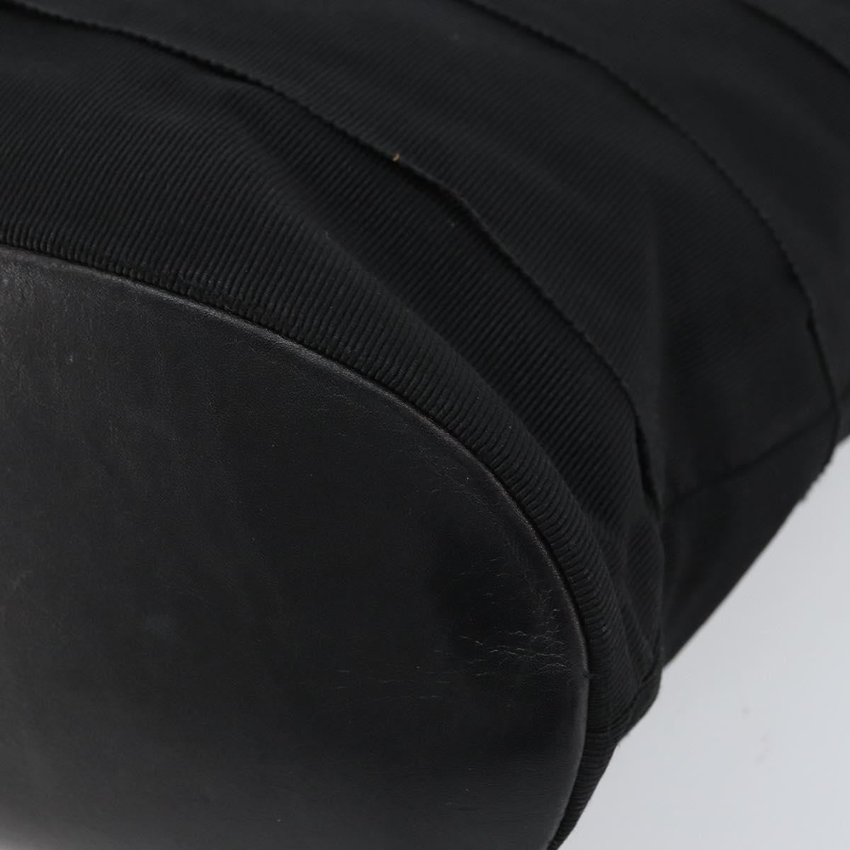 Salvatore Ferragamo Vala Shoulder Bag Canvas, BLACK, CANVAS, Shoulder bag