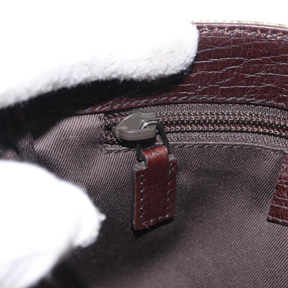 Gucci Vintage Handbag Canvas, BEIGE, PVC, Handbag