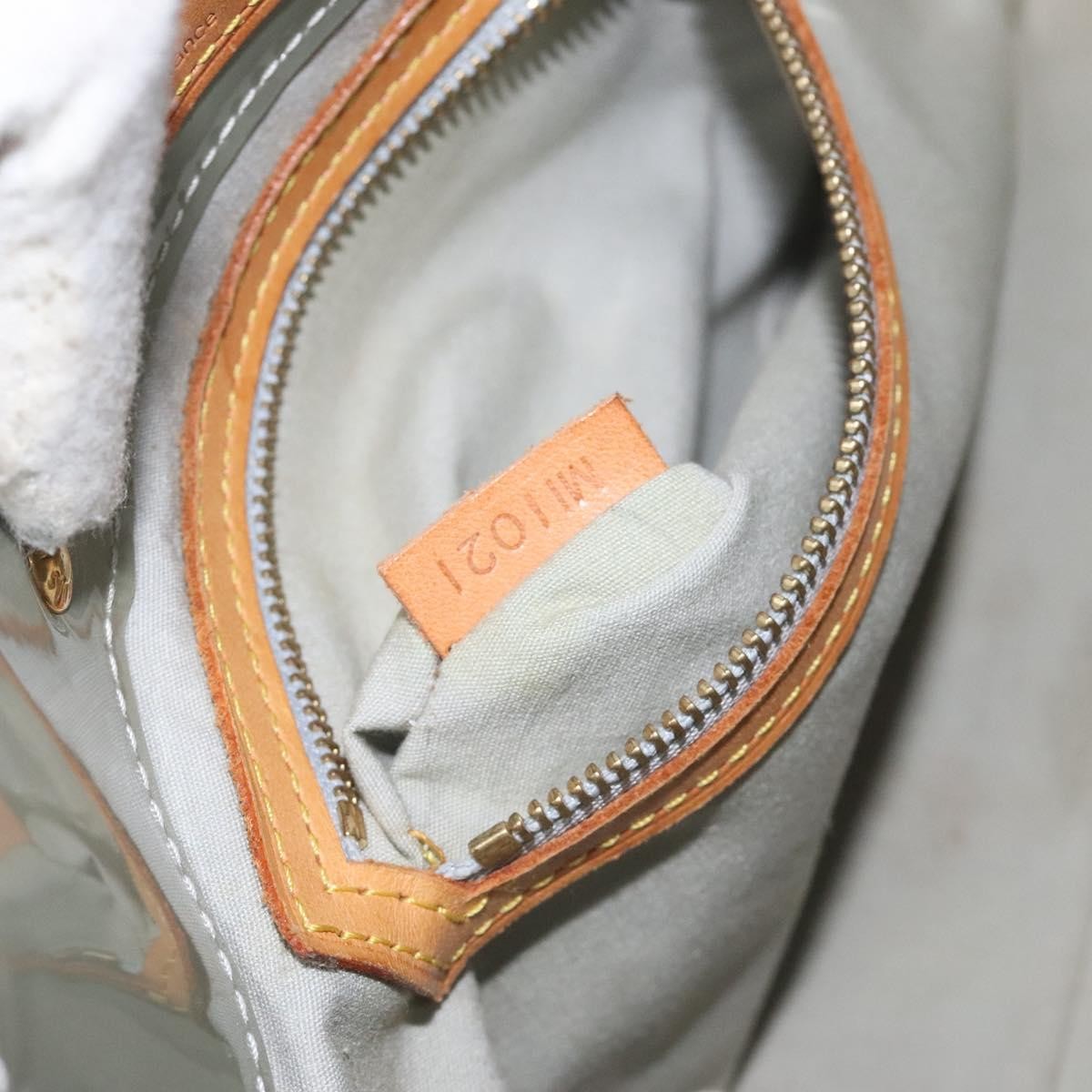 Louis Vuitton Reade Handbag Monogram Vernis, GRAY, PATENT_LEATHER, Handbag