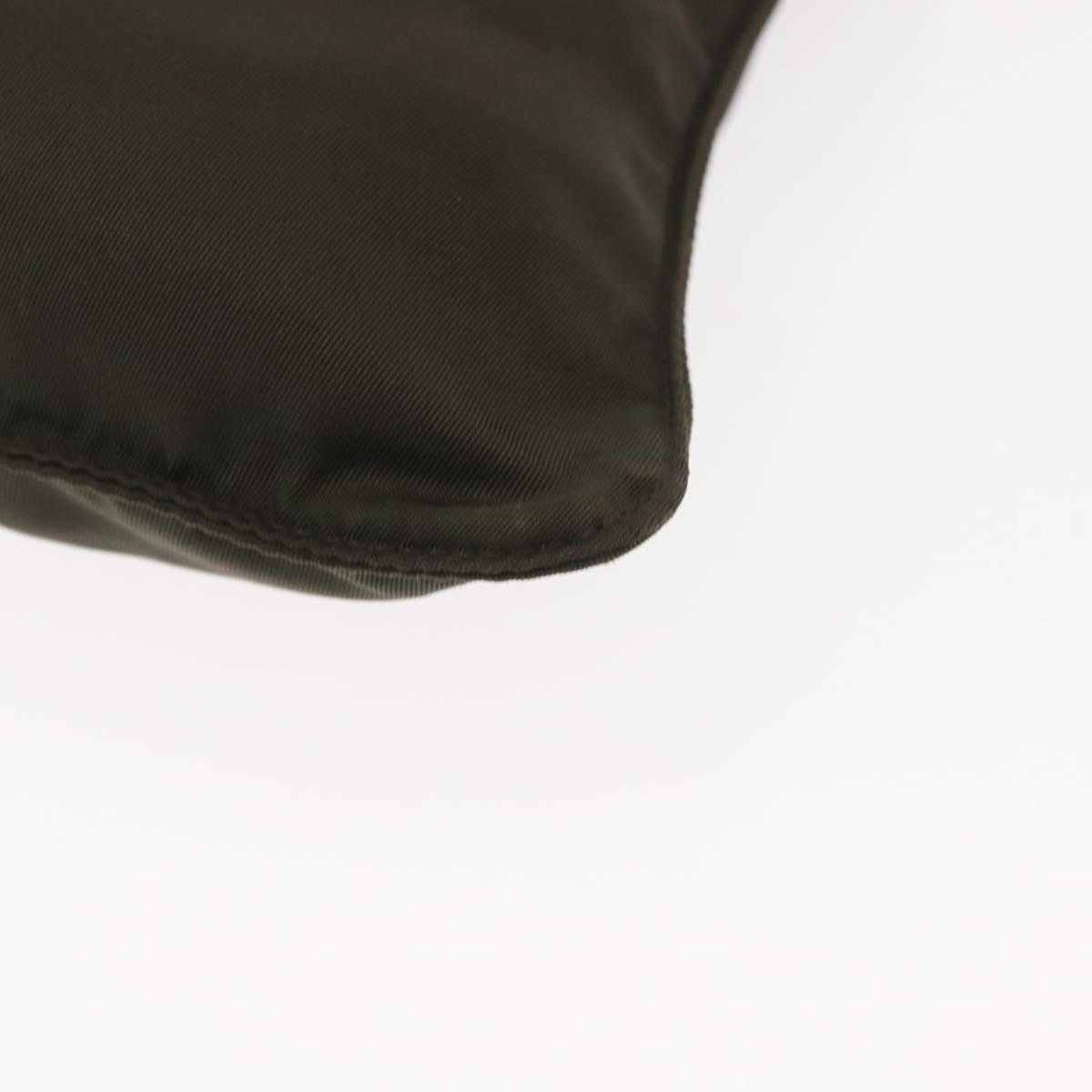 Prada Front Pocket Messenger Bag Tessuto, KHAKI, NYLON, Shoulder bag