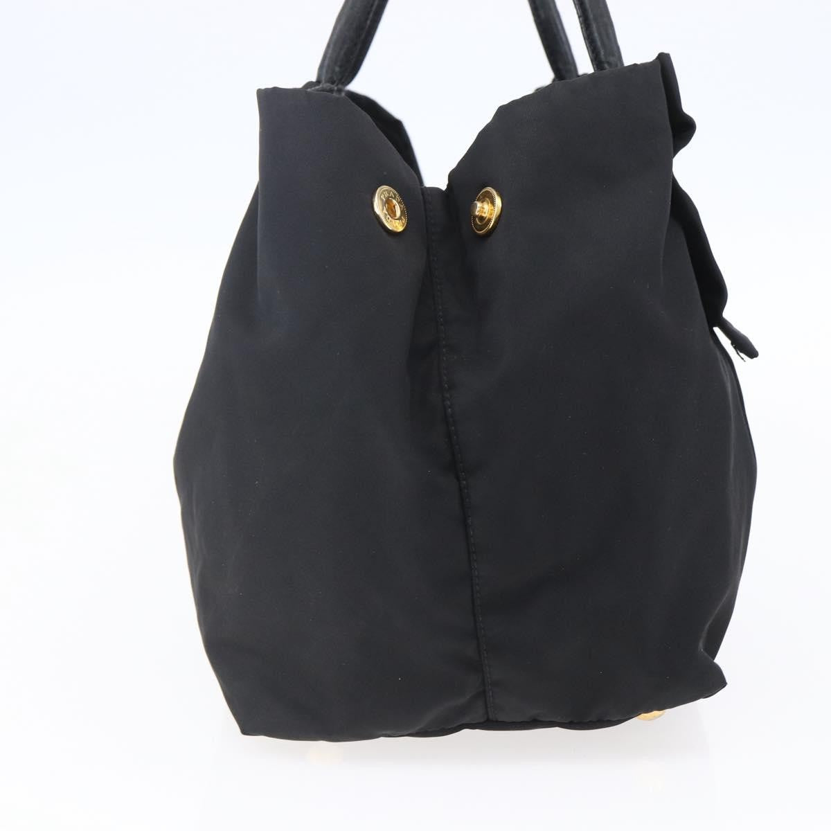 Prada Bow Tote Tessuto, BLACK, NYLON, Handbag