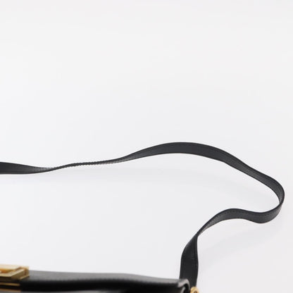 Givenchy GV3 Flap Bag Leather, BLACK, LEATHER, Shoulder bag