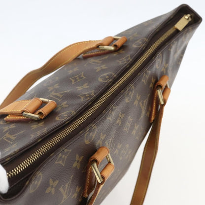 Louis Vuitton Cabas Mezzo Monogram Canvas, BROWN, CANVAS, Tote bag