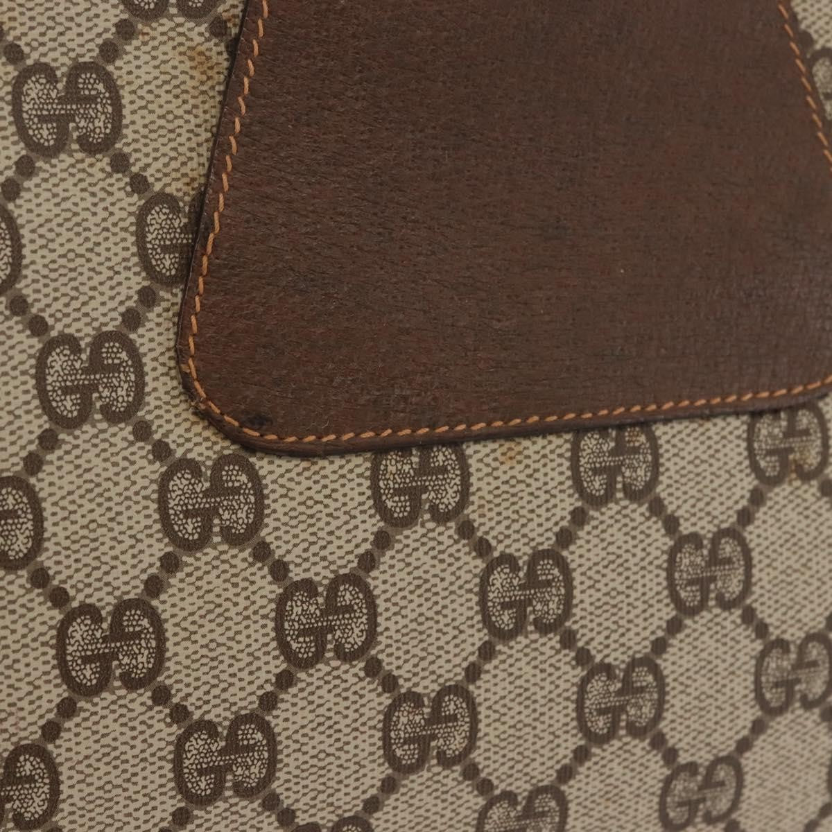 Gucci Vintage old clutch Canvas, BEIGE, PVC, Clutche & pouche