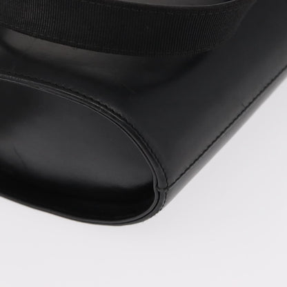 Salvatore Ferragamo Vara Bow Top Handle Bucket Bag Leather, BLACK, LEATHER, Handbag