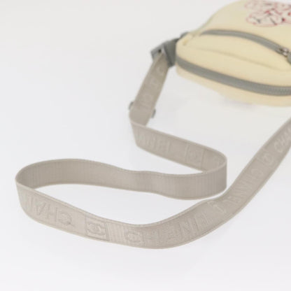 Chanel Sport Line Camera Crossbody Bag Nylon, White, Nylon, Shoulder Bag