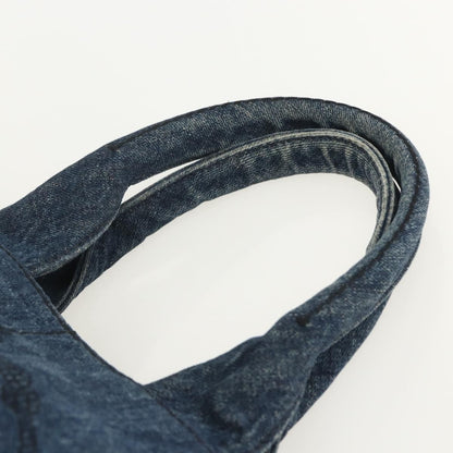 Prada Canapa Tote Denim, BLUE, CANVAS, Tote bag