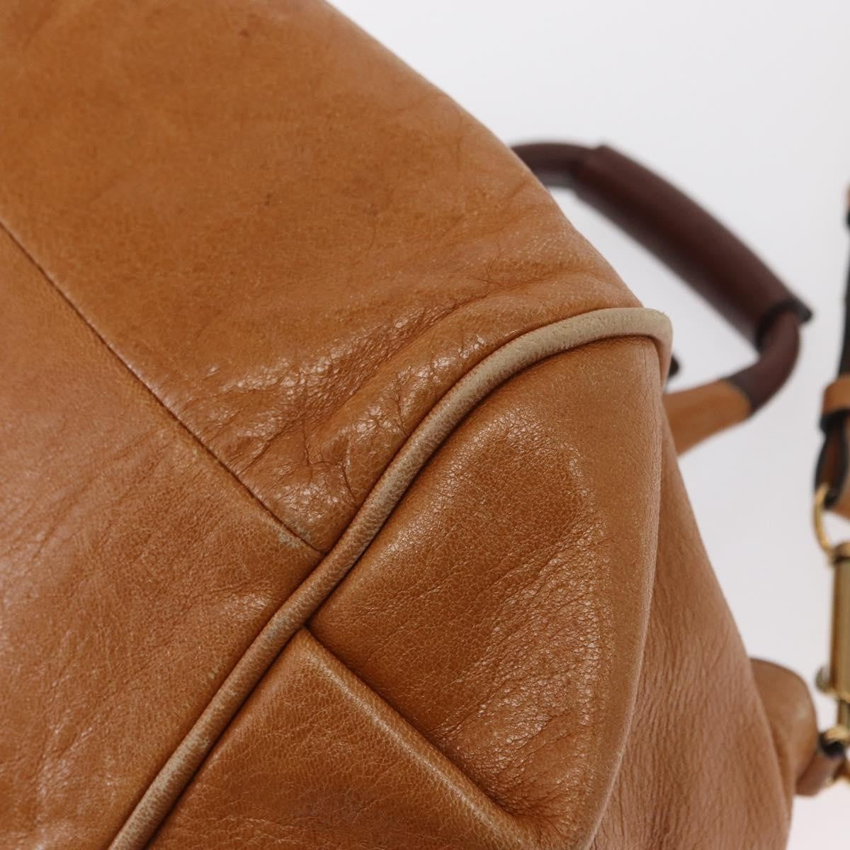 Chloe Ethel Handbag Leather, BROWN, LEATHER, Handbag