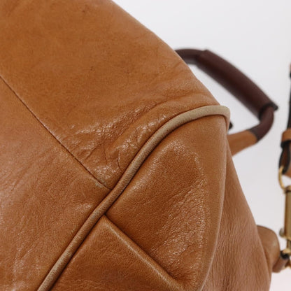 Chloe Ethel Handbag Leather, BROWN, LEATHER, Handbag