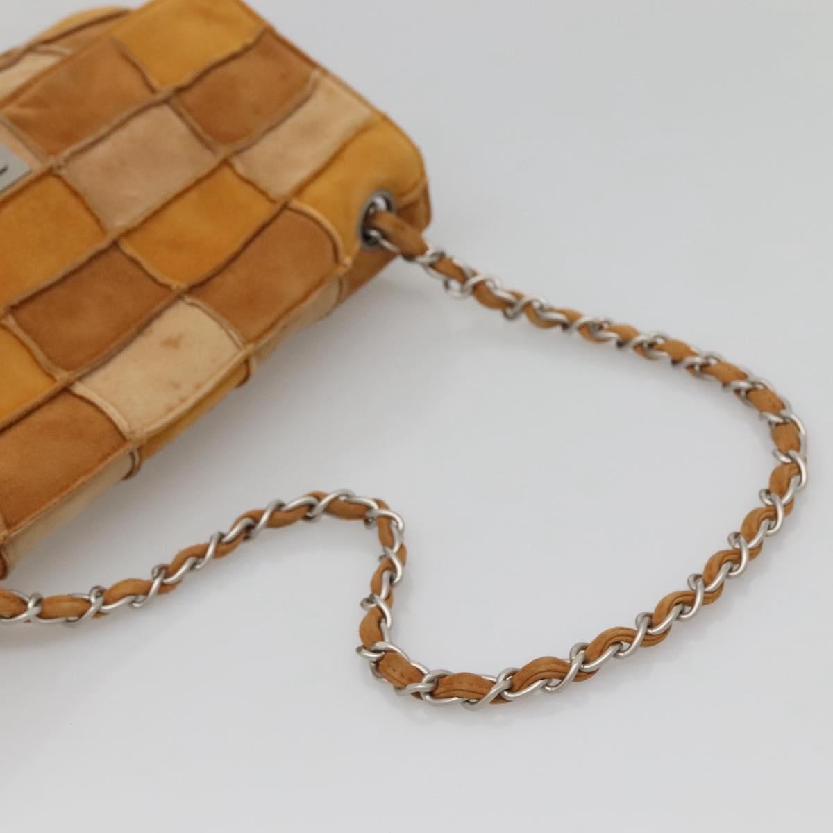 Chanel Reissue Flap Bag Suede Patchwork, BROWN, SUEDE, Handbag