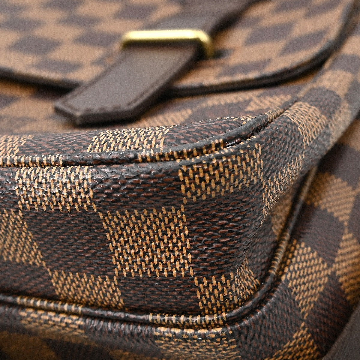 Louis Vuitton Broadway Bag Damier, Brown, Canvas, Shoulder Bag