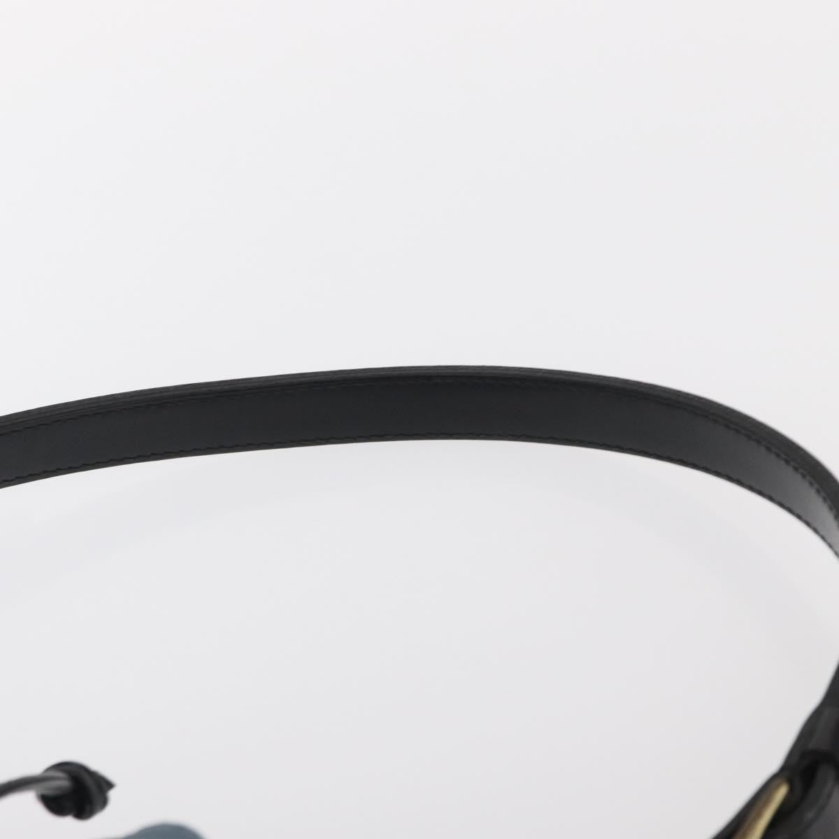 Louis Vuitton Petit Noe Handbag Epi Leather, BLACK, LEATHER, Shoulder bag