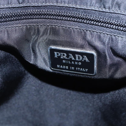 Prada Resin Handle Tote Tessuto, BLACK, NYLON, Tote bag