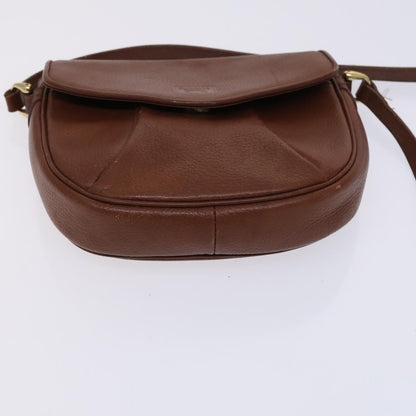 Burberry Flap Shoulder Bag Leather, BROWN, LEATHER, Shoulder bag