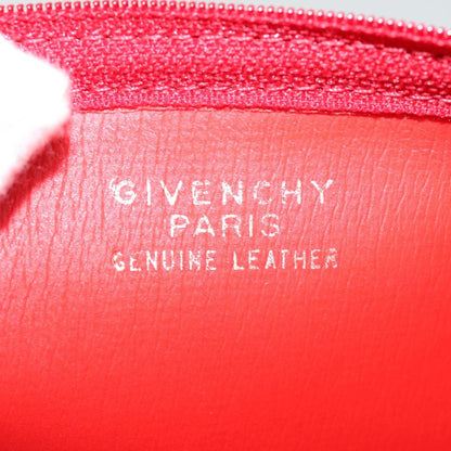 Givenchy 4G pouch Leather, RED, LEATHER, Clutche & pouche