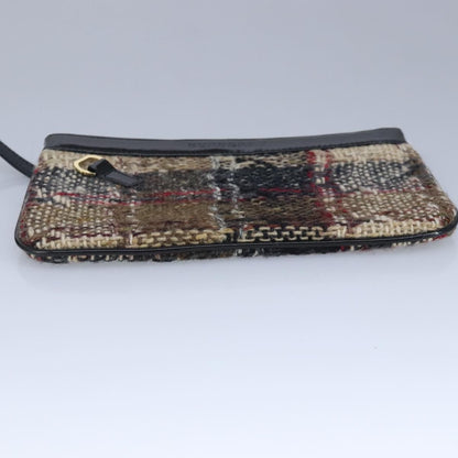 Burberry Vintage tote bag Wool, BEIGE, WOOL, Tote bag