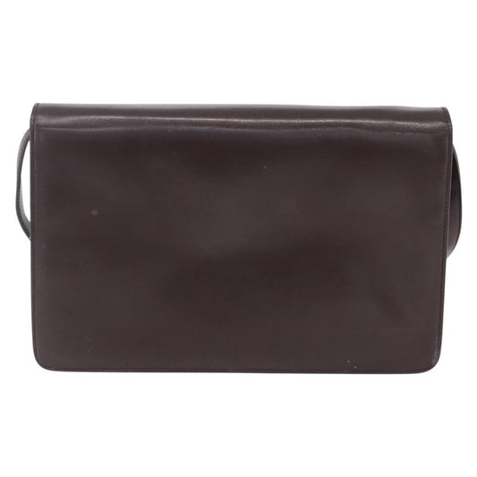 Gucci Vintage Shoulder Bag Leather, BROWN, LEATHER, Shoulder bag