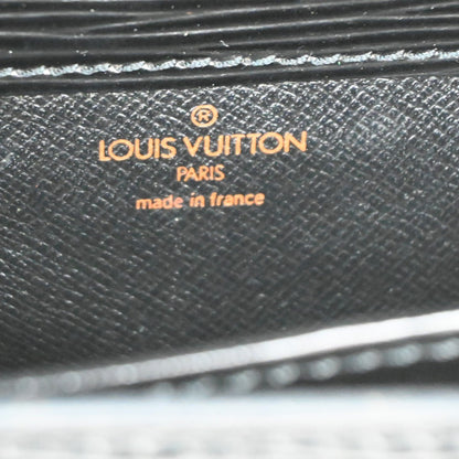 Louis Vuitton Cartouchiere Handbag Epi Leather, BLACK, LEATHER, Shoulder bag
