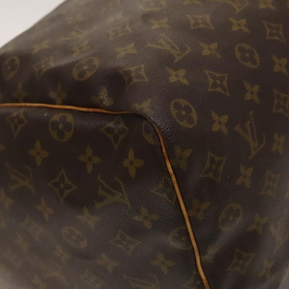 Louis Vuitton Keepall Bag Monogram Canvas, BROWN, CANVAS, Travel bag