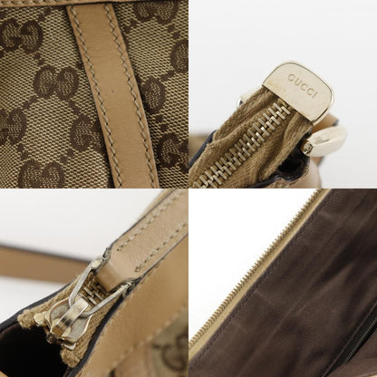 Gucci Abbey D-Ring Messenger Bag GG Canvas, BROWN, CANVAS, Shoulder bag