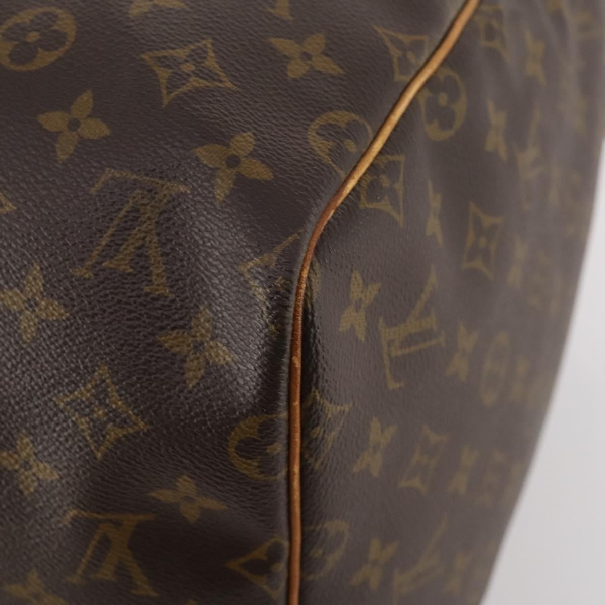 Louis Vuitton Keepall Bag Monogram Canvas, BROWN, CANVAS, Travel bag