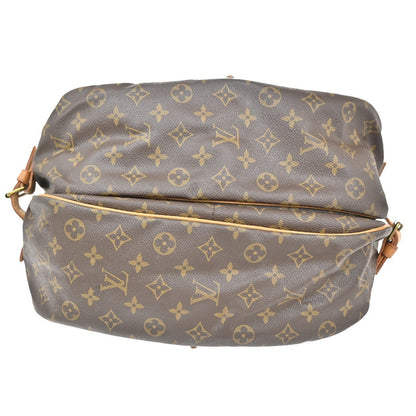 Louis Vuitton Saumur Handbag Monogram Canvas, BROWN, CANVAS, Shoulder bag