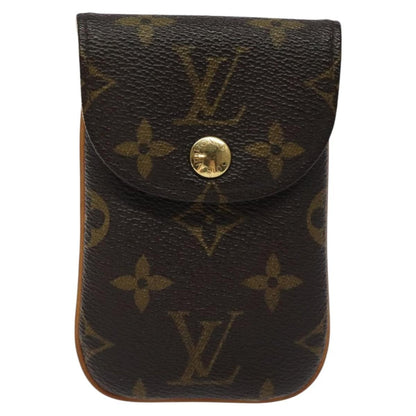 Louis Vuitton Étui Téléphone Monogram Canvas, BROWN, CANVAS, Tech accessory