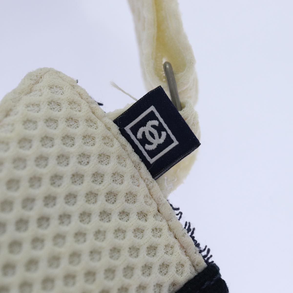 Chanel Sport Line CC Casket Hat Cotton, WHITE, COTTON, Head accessory