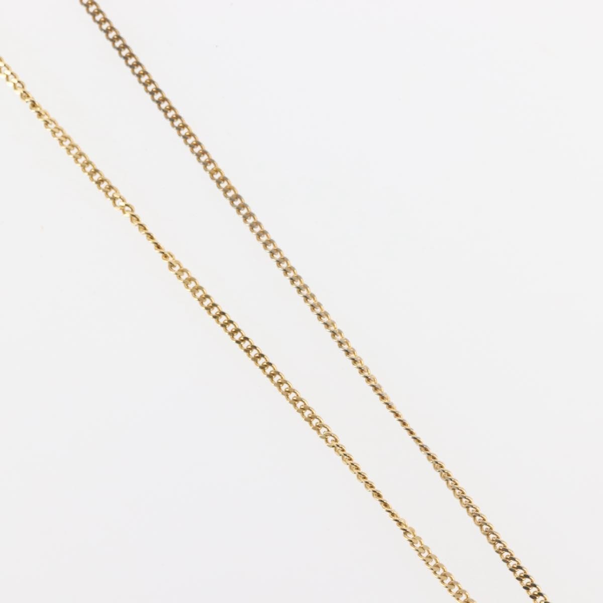 Christian Dior CD Pendant Necklace Metal, GOLD, METAL, Necklace