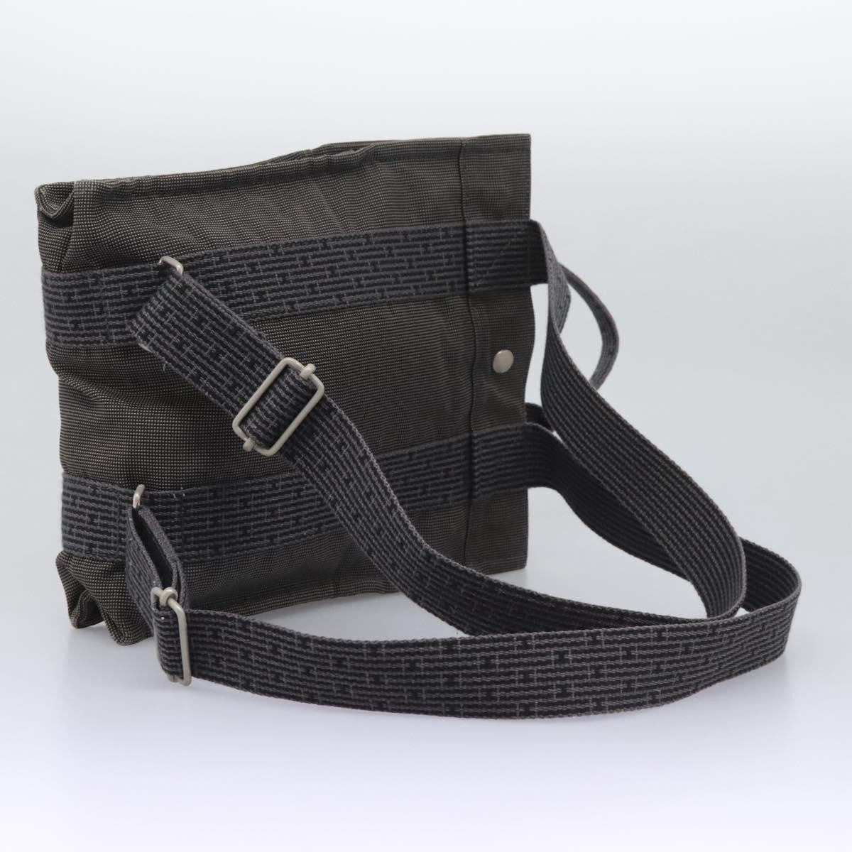 Hermes Herline Backpack Canvas, GRAY, CANVAS, Backpack