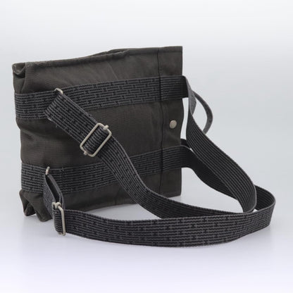 Hermes Herline Backpack Canvas, GRAY, CANVAS, Backpack