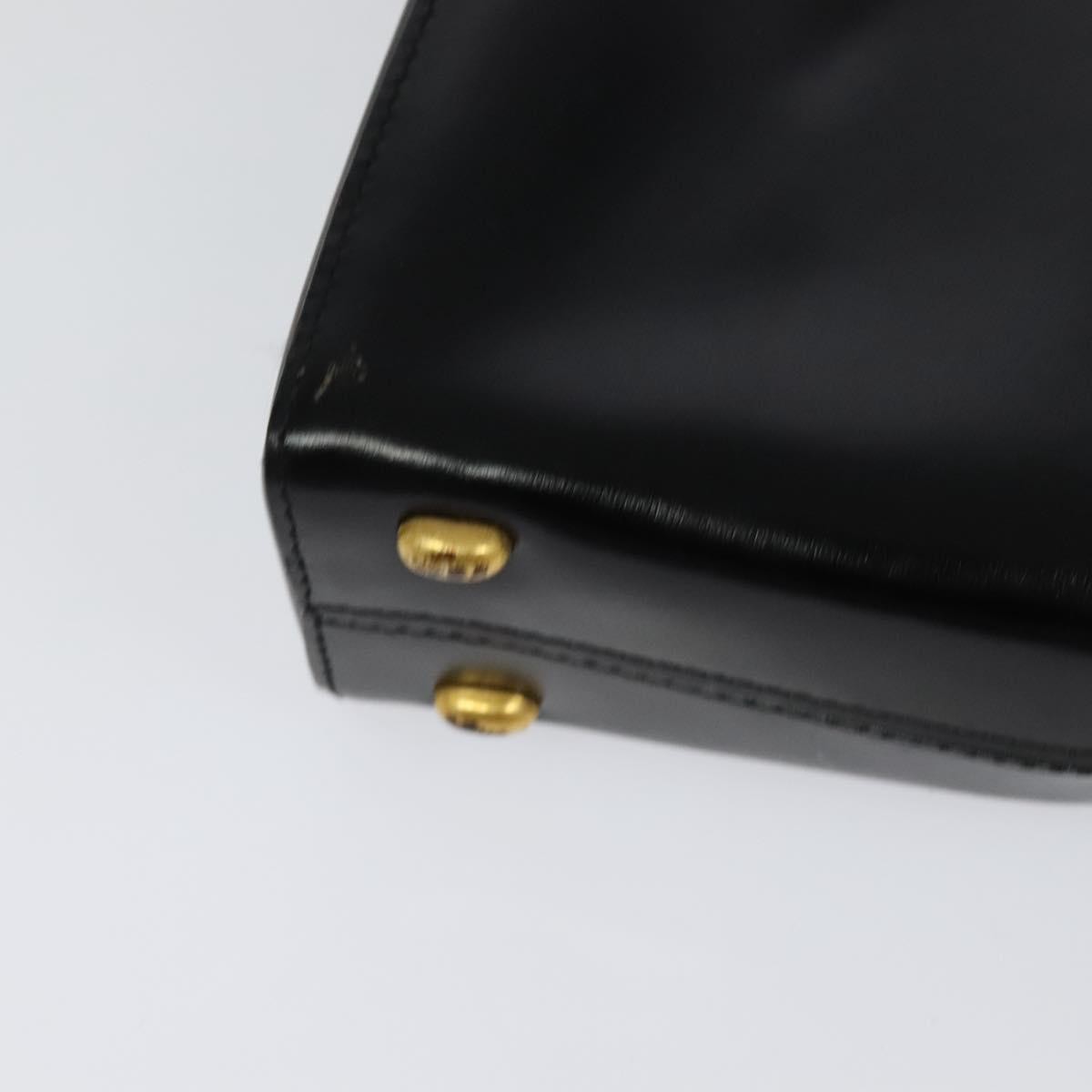 Celine Shoulder Bag Leather, BLACK, LEATHER, Shoulder bag