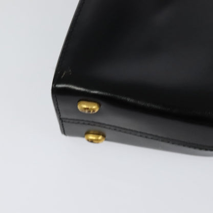 Celine Shoulder Bag Leather, BLACK, LEATHER, Shoulder bag