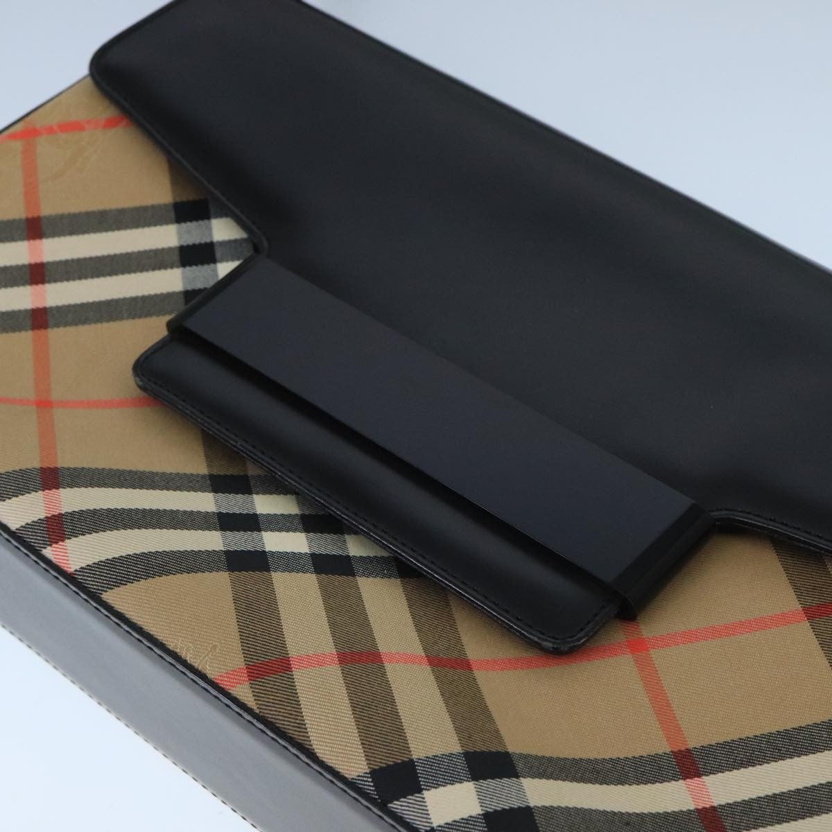 Burberry Nova check Shoulder bag Canvas, BEIGE, CANVAS, Shoulder bag