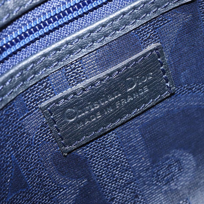 Christian Dior Lady Dior Boston Bag Canvas, NAVY, CANVAS, Travel bag
