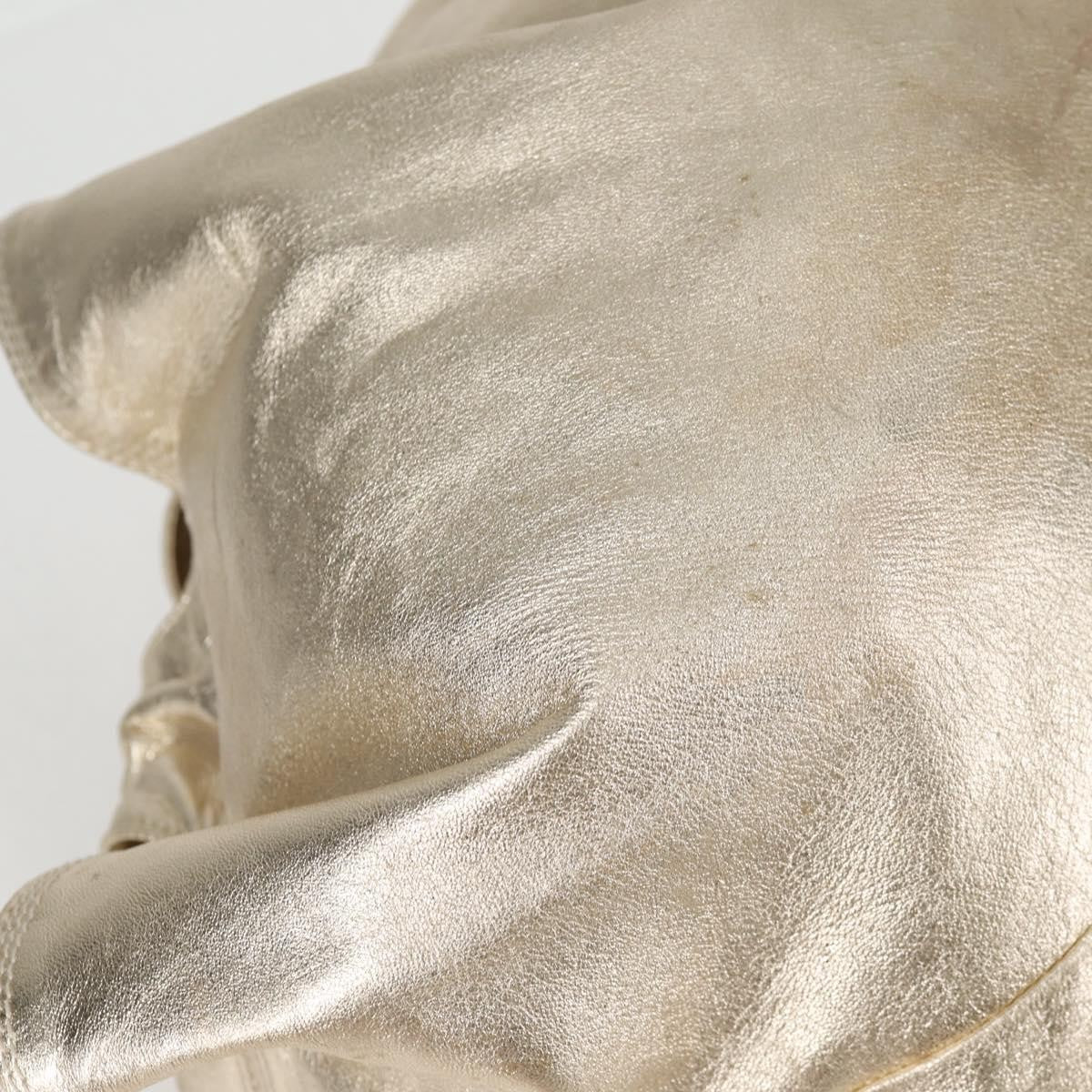 Loewe Anagram Logo Nappa Aire Hand Bag Leather, GOLD, LEATHER, Handbag