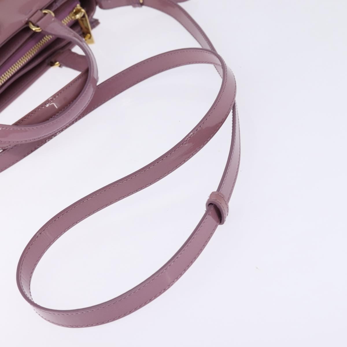 Salvatore Ferragamo Vala Handbag Patent leather, PURPLE, PATENT_LEATHER, Handbag