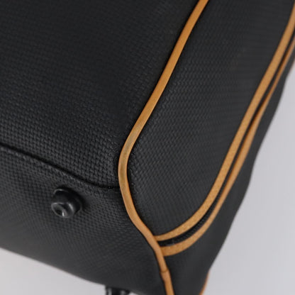 Saint Laurent Vintage Boston PVC Leather, BLACK, PVC, Travel bag