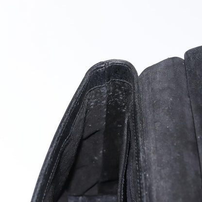 Gucci Vintage Bamboo Handle Bag Leather, BLACK, LEATHER, Handbag