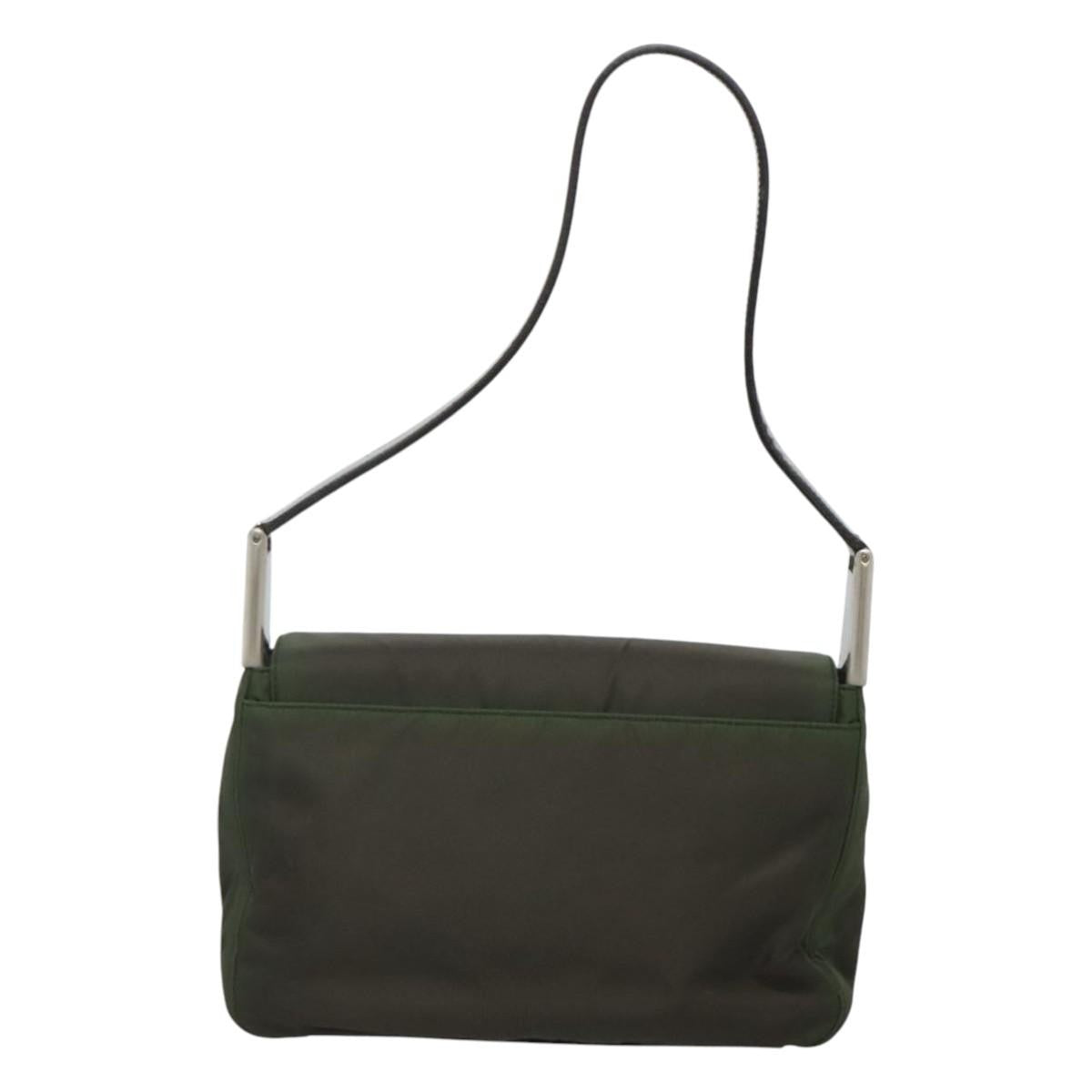Prada Vintage Shoulder Bag Tessuto, KHAKI, NYLON, Shoulder bag