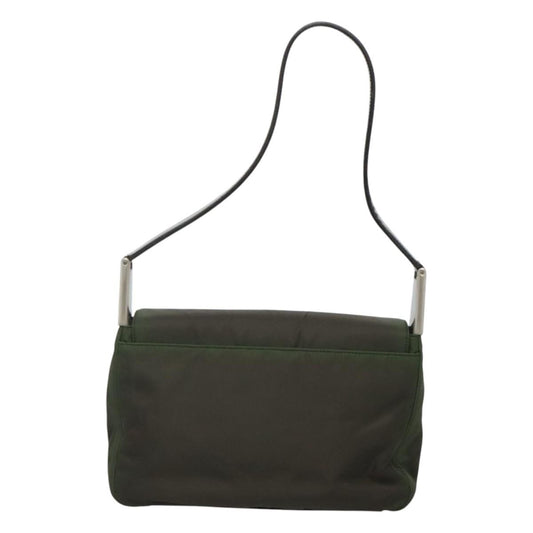 Prada Vintage Shoulder Bag Tessuto, KHAKI, NYLON, Shoulder bag