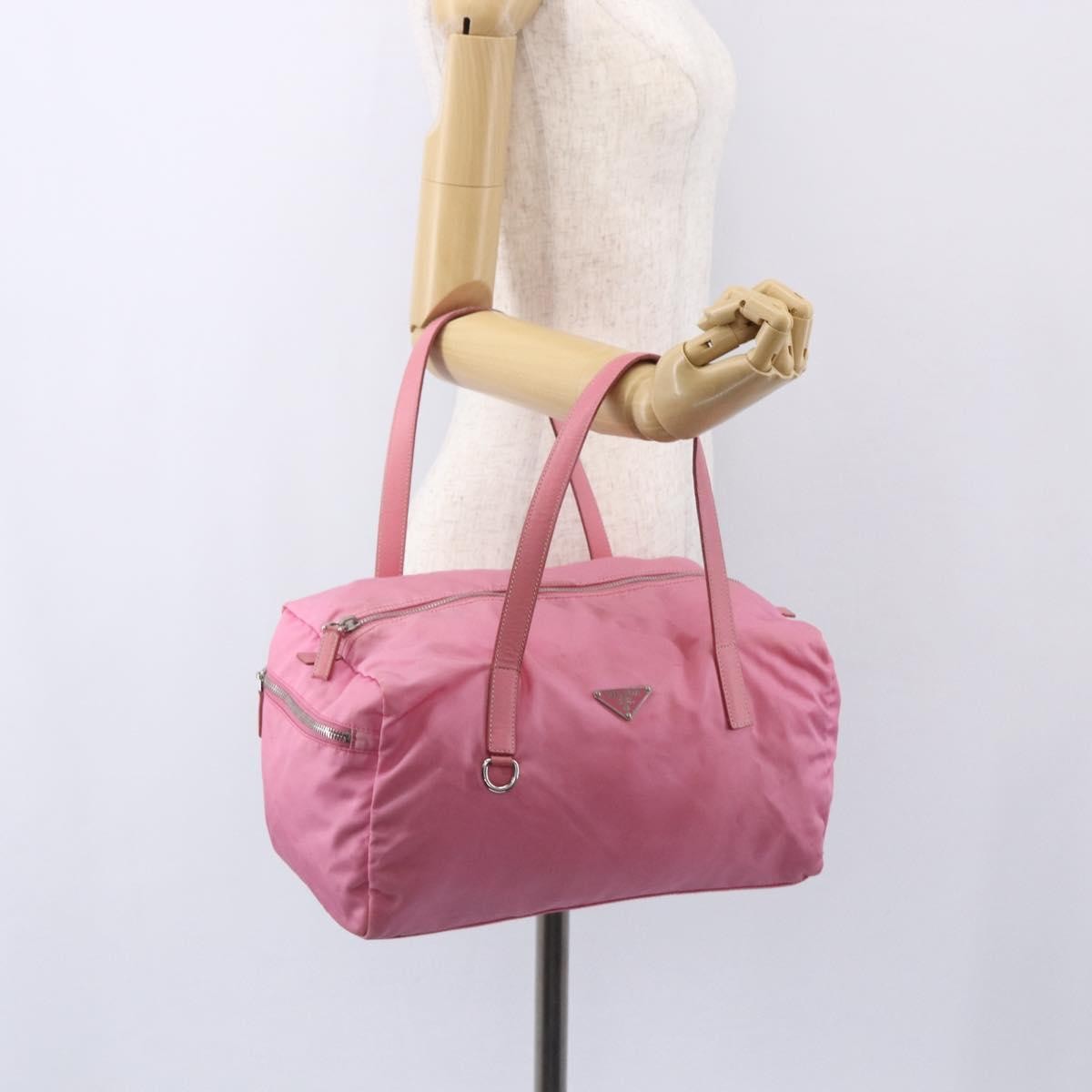 Prada Vintage Handbag Tessuto, PINK, NYLON, Handbag