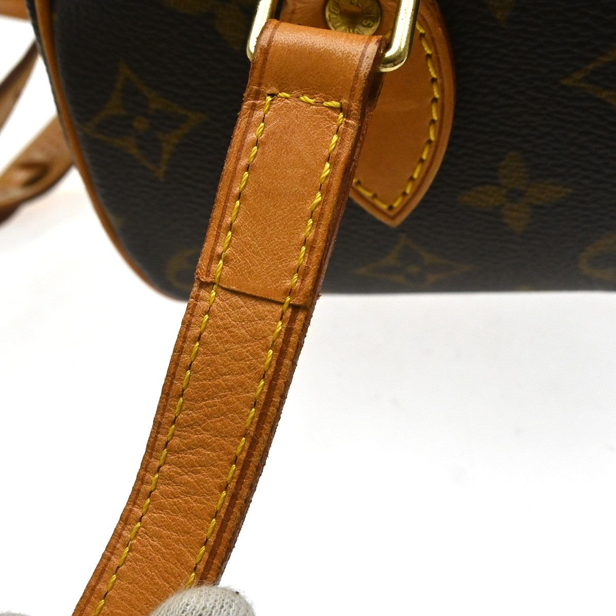 Louis Vuitton Blois Handbag Monogram Canvas, Brown, Canvas, Shoulder Bag